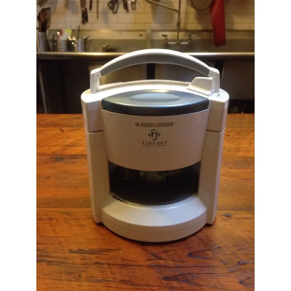 Black and Decker Lids Off Automatic Jar Opener White JW200 TESTED